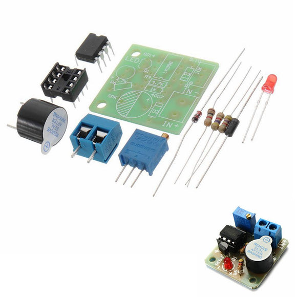 20pcs 9V 12V Battery Sound and Light Alarm Protection Module Against Over-discharge Board DIY Kit