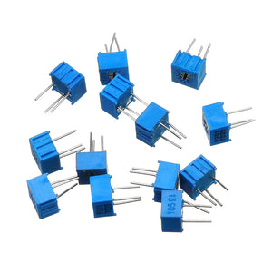 13Pcs 100R-1M Each 1 3362 Potentiometer Package 3362P Adjustable Resistor