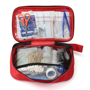 180Pcs Outdoor Wilderness Survival Travel First Aid Camping Hiking Medical Emergency Treatment Pack