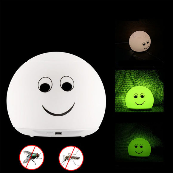 USB Rechargeable 3 Modes Insect Killer Lamp Mosquito Repellent Night Light for Home Decor Gift