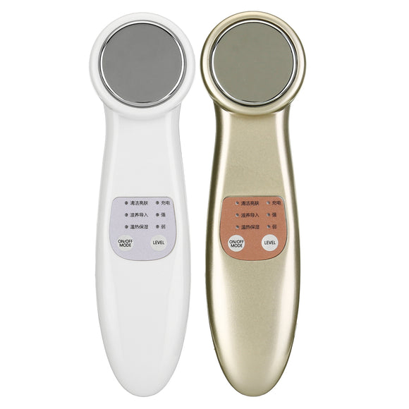 Ultrasonic Electric Facial Beauty Instrument Skin Cleaning Care Massager Machine