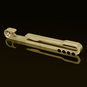 70mm Multifunction EDC Keychain Quickdraw Buckle Tool Stainless Steel / Brass with Bottle Opener