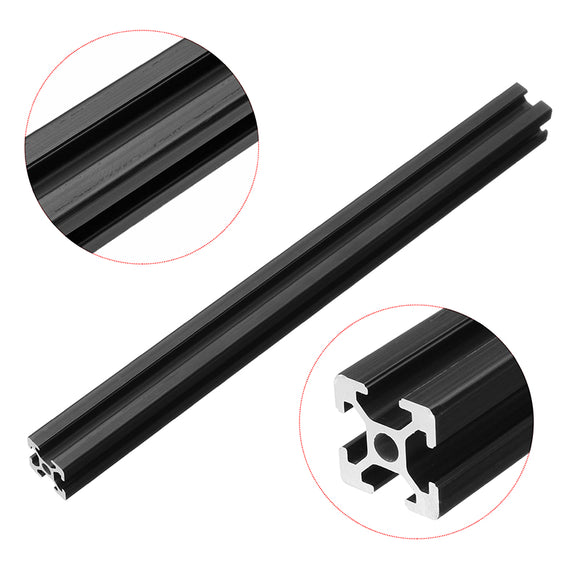 Machifit 250mm Length Black Anodized 2020 T-Slot Aluminum Profiles Extrusion Frame For CNC