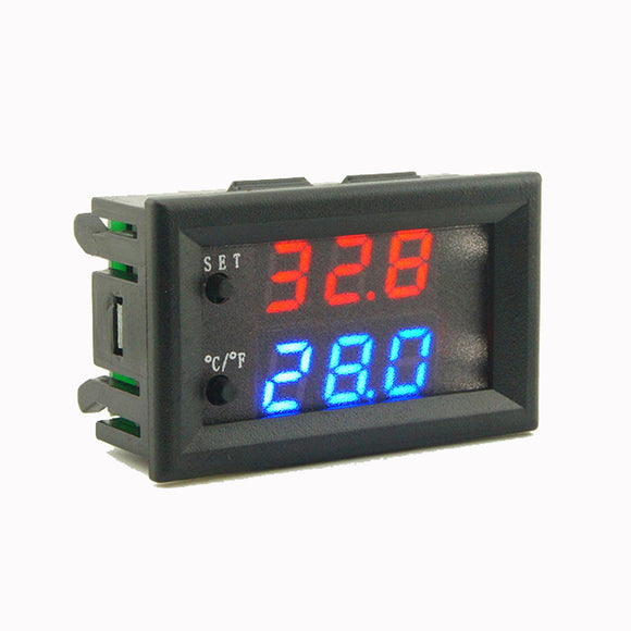 Mini Microcomputer Thermostat Regulator DC 12V 20A Digital Adjustable Thermometer -50-110