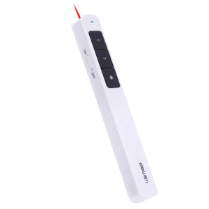 Deli Flip Pen Electronic Pointer Business Conference PPT Laser Pen 30 Meters Long Distance Pointer