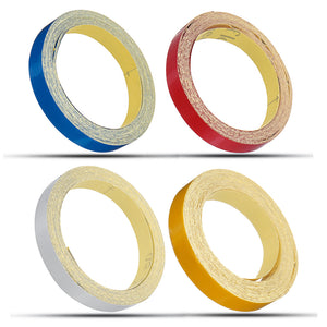 1cm*5m Glossy Motorcycle Helmet Reflective Decorative Safety Tape DIY Sticker Decal Roll Strip