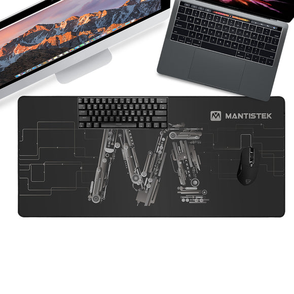 MantisTek MP1 900*400*3mm Ultra Large Non-Slip Overlock Mouse Pad Desktop Keyboard Pad