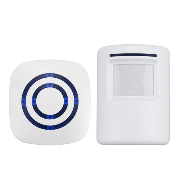 Wireless Infrared Motion Activated PIR Sensor Entry Doorbell Chime Welcome Chime