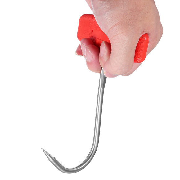 Butcher Boning Hook 5.5'' Stainless Steel Nonslip Handle Tool Hunter Chef Meat