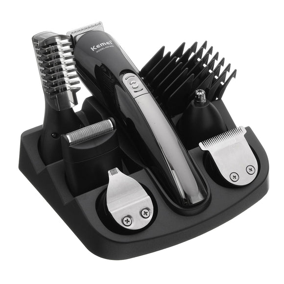 KM-600 Kemei 11 in 1 Hair Trimmer Clipper Rechargeable Cutting Electric Shaver
