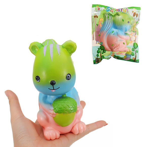 Sunny Squishy Cartoon Squirrel Cute Animal Toy 14.5CM Slow Rising With Packaging Soft Gift