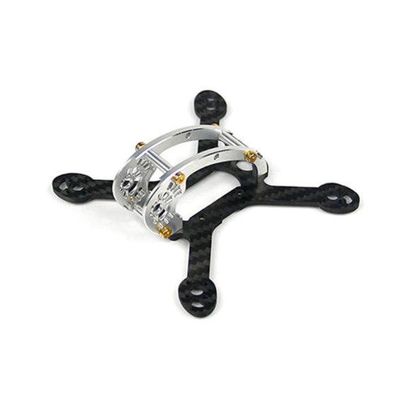 KINGKONG/LDARC FLY EGG 100 100mm Carbon Fiber FPV Racing Frame Kit W/ 4 Pairs 1935 Propeller for RC Drone