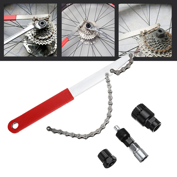 BIKIGHT Bike Bicycle Repair Fixed Tool MTB Axis Removal Flywheel Wrench Crankset Cycling Tool Kits