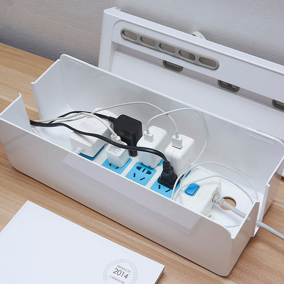 Plug Socket Storage Boxes Wire Cord Organizer Phone Charging Cable Collect Cases