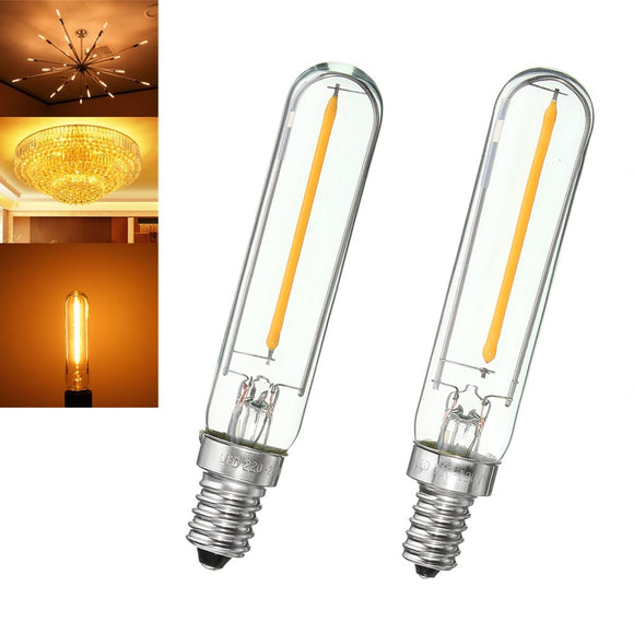 E12 E14 T120 1W 100LM Dimmable Vintage COB LED Edison Filament Refrigerator Light Bulb