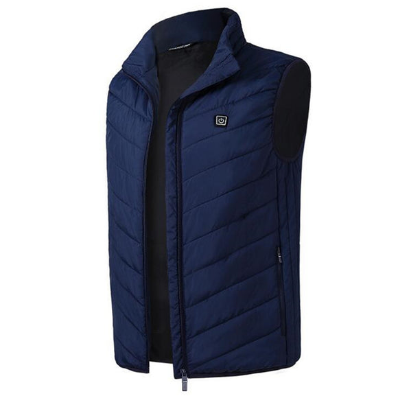 Electric Vest Heated Jacket USB Thermal Warm Cloth Winter Body Warmer