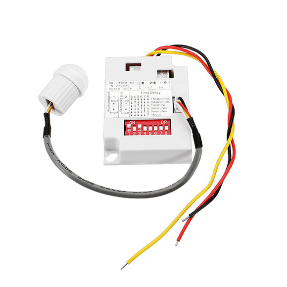 Human Induction Body Sensor IR Module Motion Sensing Time Delay Switch For Strip Light Lamp AC220V