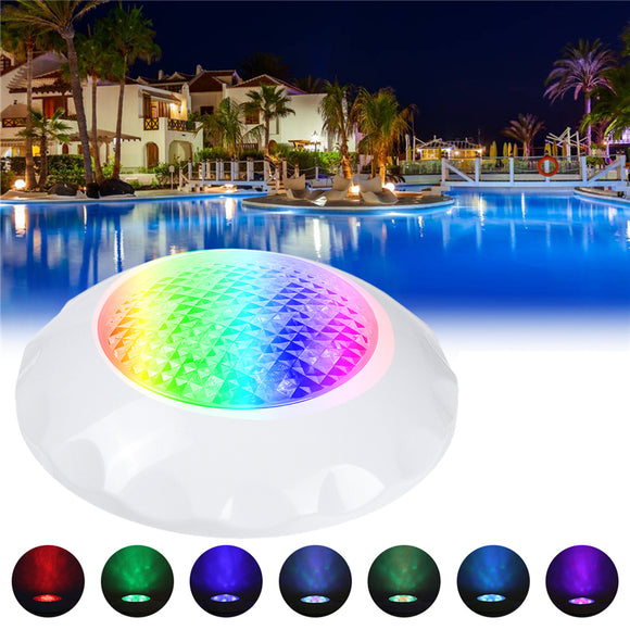 AC12-24V 12W RGB Swimming LED Pool Light Spa Underwater Light IP68 Waterproof Lamp