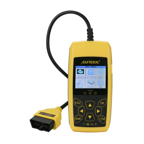 AUTOOL CS520 OBD2 EOBD CAN-BUS Code Reader Automotive Scan Tools OBDII Engine Code Scanner