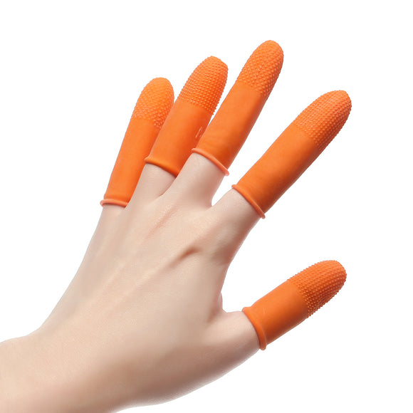 10pcs Protective Anti-static Fingertips Rubber Gloves Finger Cots