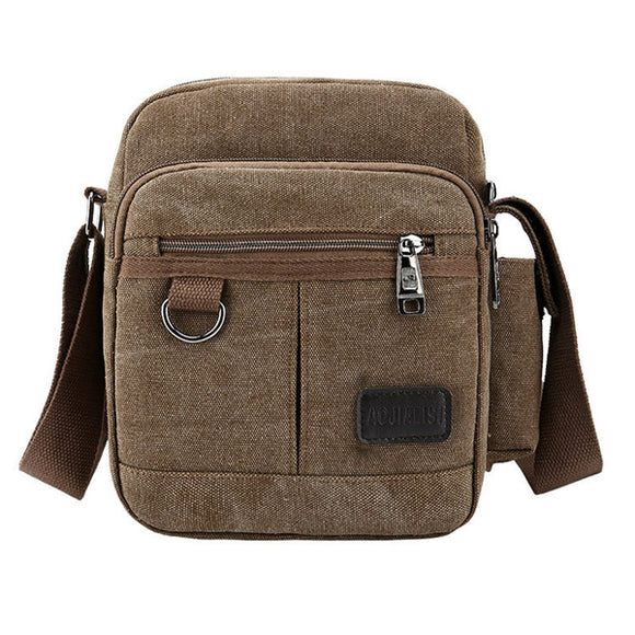 Men Canvas Shoulder Crossbody Bag Outdoor Sport Shoulder Messenger