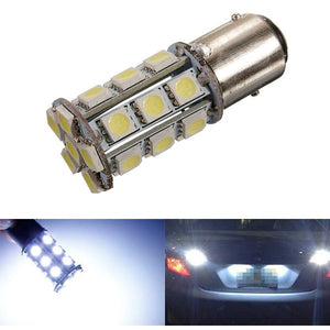 T25 1157 BAY15D White 24 5050 SMD LED Car Stop Tail Brake Light Bulb