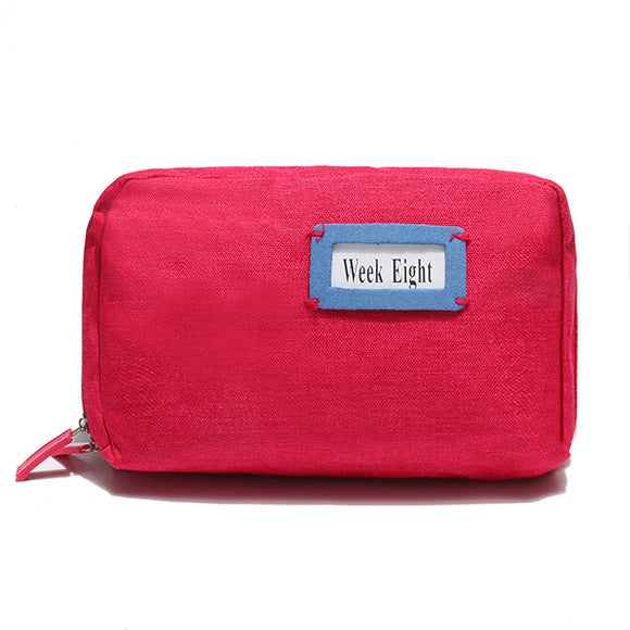 Women Portable Cosmetic Bag Passport Bag Nylon Wristlet Clutches Bag Digital Bag Phone Bag