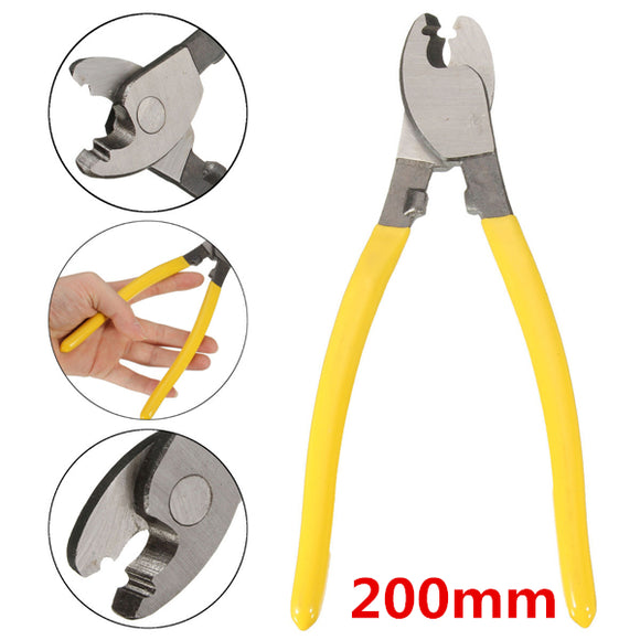 200mm Craft Electric Cable Wire Cutter Plier Stripper Electrician Home Tool