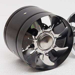 6Inch Inline Duct Fan Booster Exhaust Blower Air Cooling Vent Metal Blades