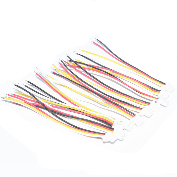 10 PCS JST-SH 1.0mm 4P Flight Controller ESC Connection Silicone Wire for RC Drone FPV Racing