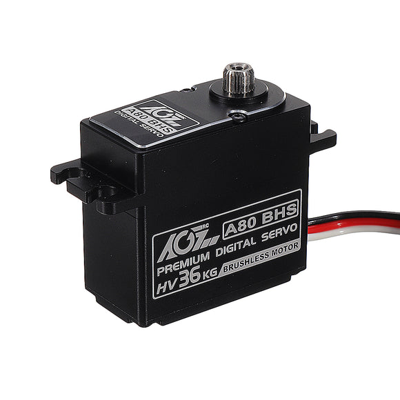 AGF A80BHS 36KG HV Brushless Metal Gear Digital Servo For 450-600 Class Head-locking RC Helicopter RC Car Robot