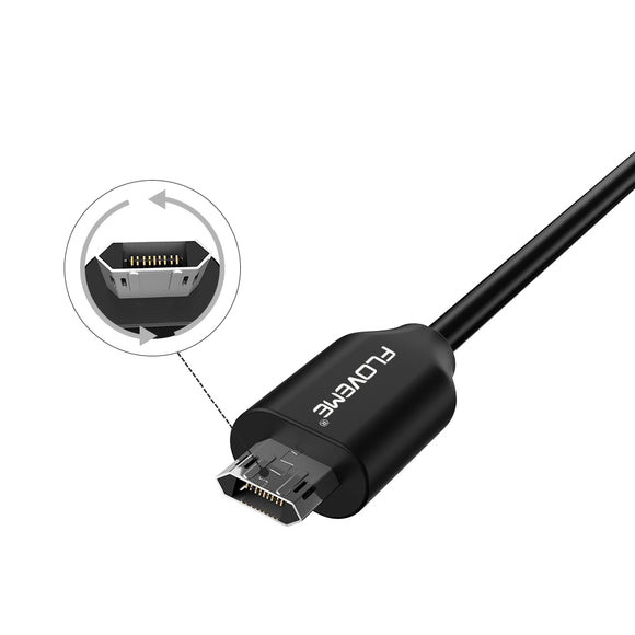1m3.3ft Double Sided Plug Design MICRO USB For Samsung Galaxy S6 S7 S7edge edge Pl