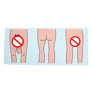 Naked Bath Towel Creative Personality Bath Towel Adult  Quick Dry Beach Towels
