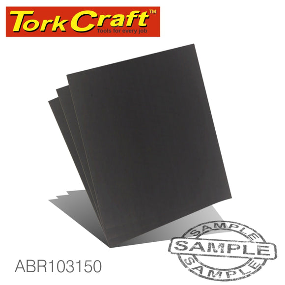 WATER PAPER 230 X 280MM 150 GRIT WET & DRY 50 PER PACK STD