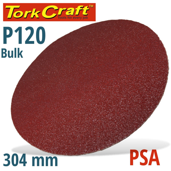 SANDING DISC PSA 304MM 120 GRIT NO HOLE BULK