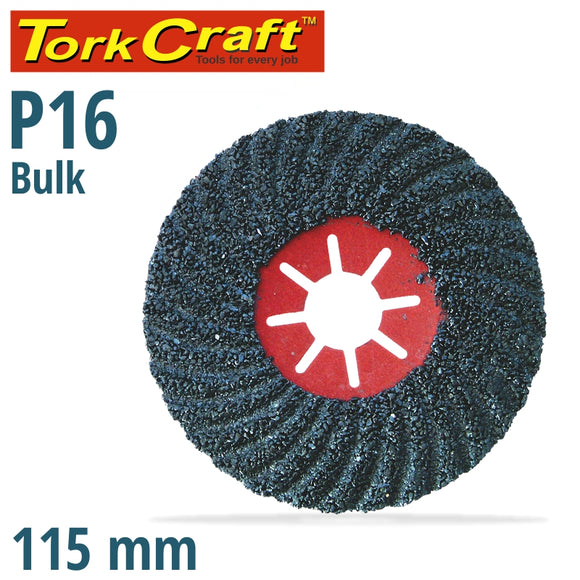 VULCANIZED FIBRE DISC 115MM 16 GRIT BULK