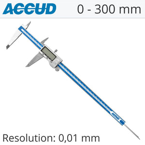 DIGITAL CALIPER 0-300MM/0-12' 0.01 METAL COVER