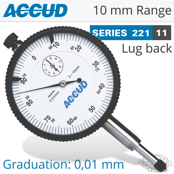 DIAL INDICATOR LUG BACK 10MM