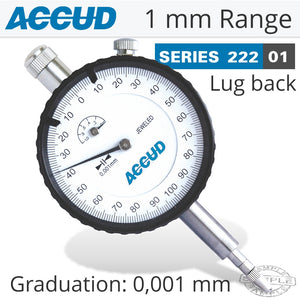 PRECISION DIAL INDICATOR LUG BACK 1MM