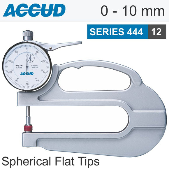 THICKNESS GAUGE SPHERICAL -FLAT TIPS 0-10MM