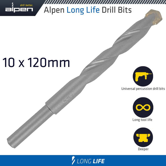 MASONRY DRILL BIT LONG LIFE 10 X 120MM