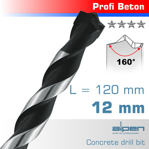 CONCRETE PROFI BETON DRILL BIT 12MM