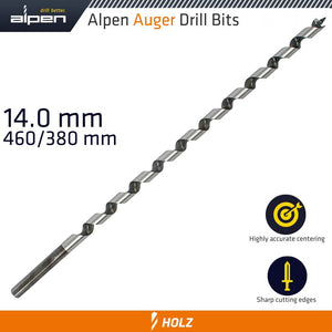 WOOD AUGER DRILL BIT 14 X 450MM