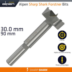 FORSTNER DRILL BIT SHARP SHARK 30MM