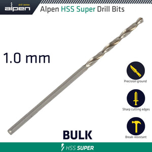 HSS SUPER DRILL BIT 1.0 MM LOOSE