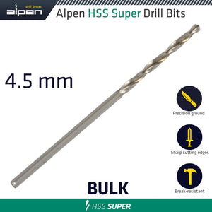 HSS SUPER DRILL BIT 4.5 MM LOOSE