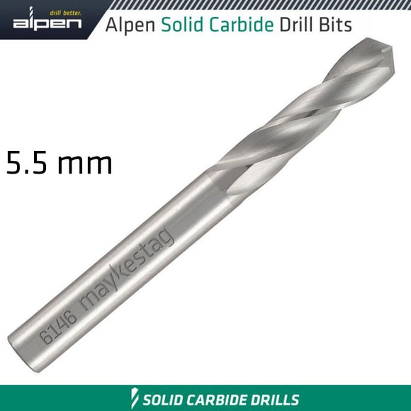 ALPEN SOLID CARBIDE DRILL BIT 5.5