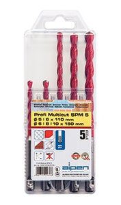 PROFI MULTICUT SDS DRILL BIT SET   5. 6 X 110MM  6. 8 10 MM X 160MM