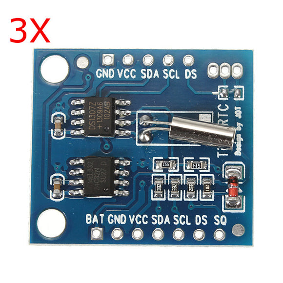 3Pcs I2C RTC DS1307 AT24C32 Real Time Clock Module For AVR ARM PIC SMD