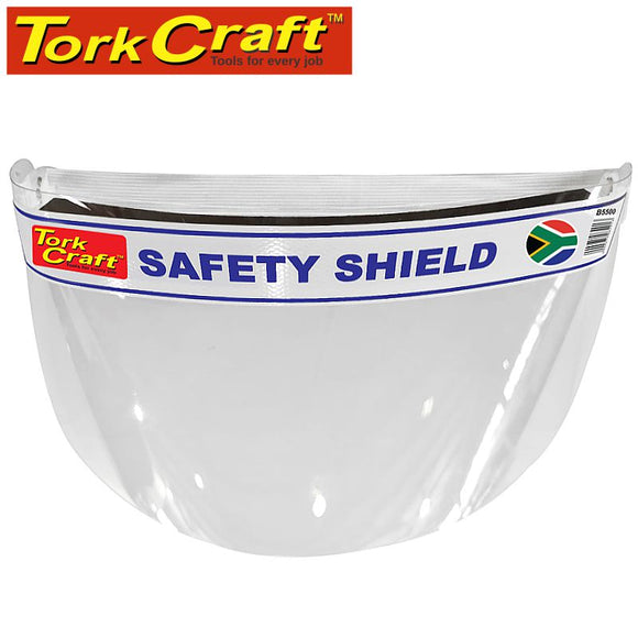 SAFETY FACE SHIELD PREMIUM  CLEAR